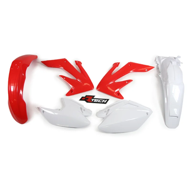 Kit Plástico CRF 450X 08-17 Vermelho/Branco - Spinelli Motos Boutique